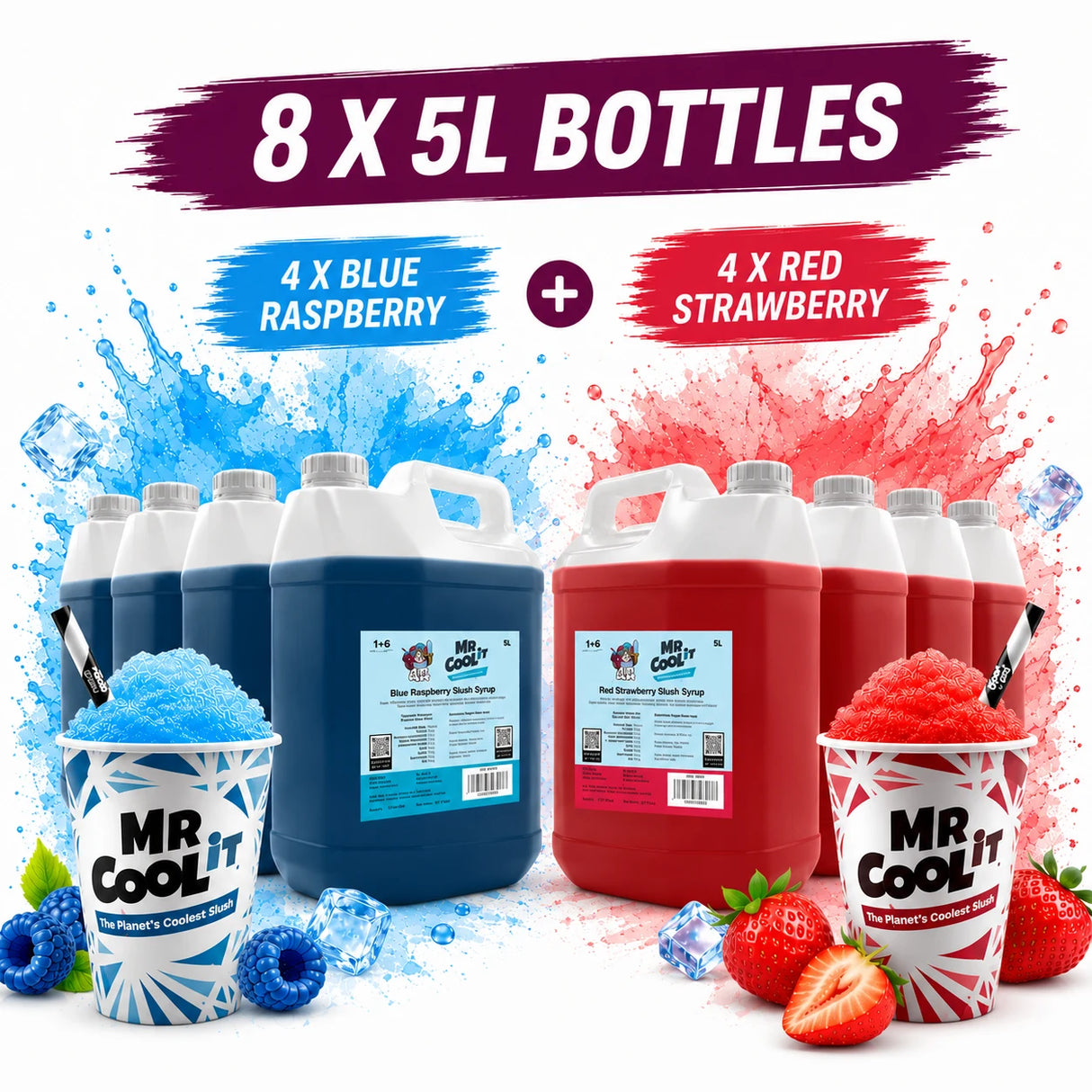 8-Pack Slush Syrups