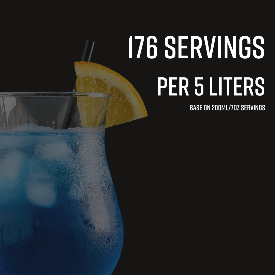 Blue Lagoon Cocktail Slush Syrup.