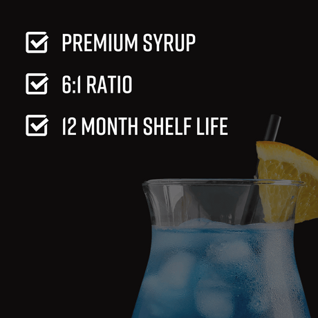 Blue Lagoon Cocktail Slush Syrup.