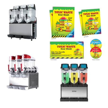 Toxic Waste® POS & Branding Pack for Other Triple Machines.