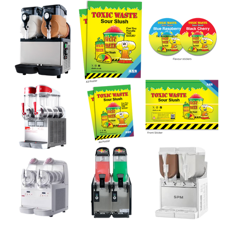 Toxic Waste® POS & Branding Pack for Other Twin Machines.