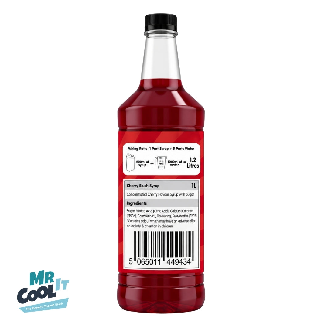 Mr Cool It Cherry Glycerol-Free Slush Syrup 1L
