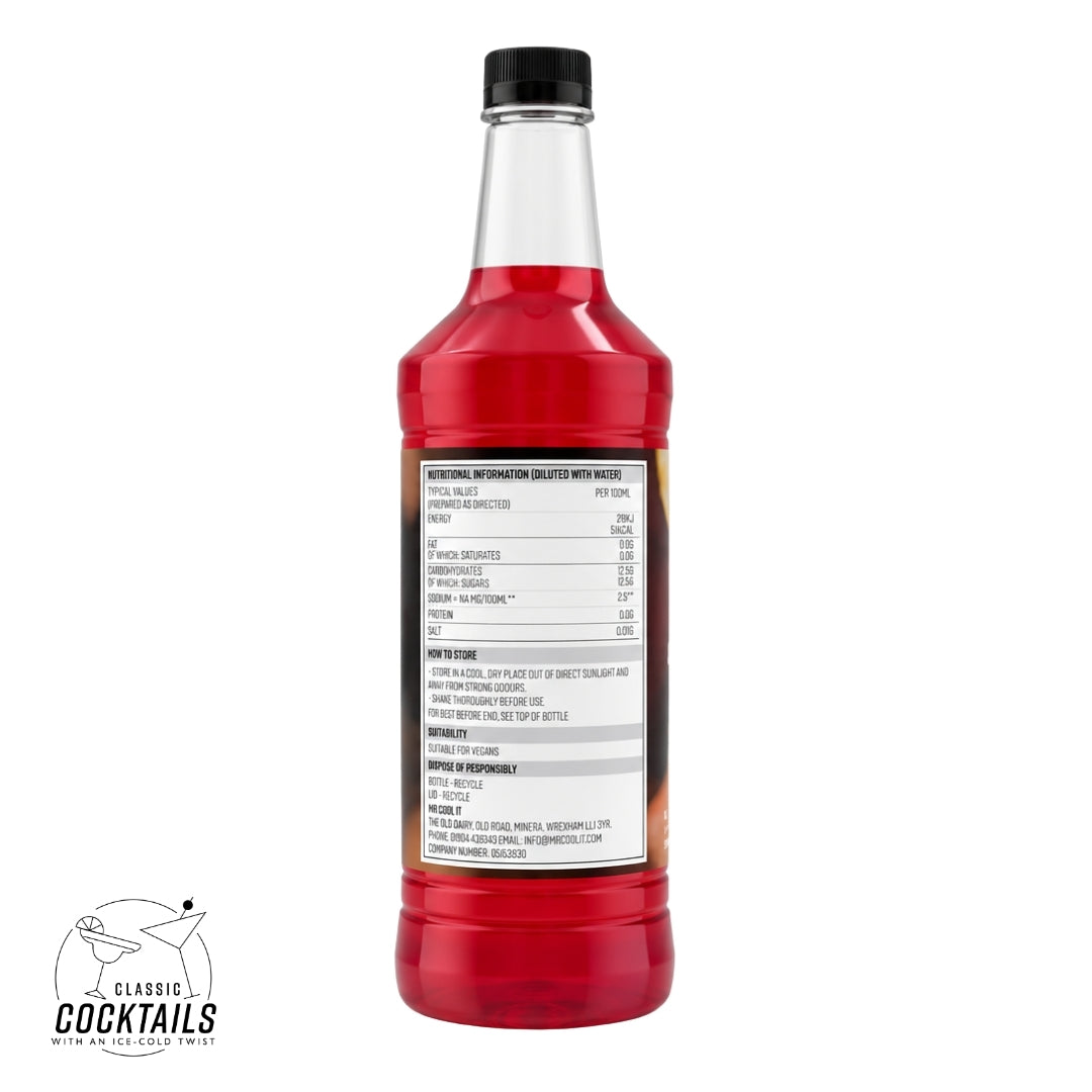 Strawberry Daiquiri Cocktail Slush Syrup 1L