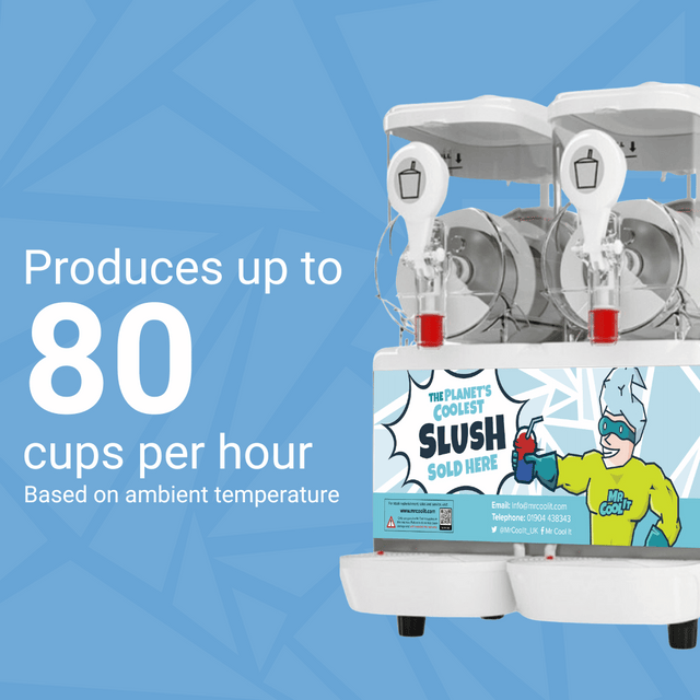 Mr Cool It Granismart G5 Twin 5Ltr Slush Machine.