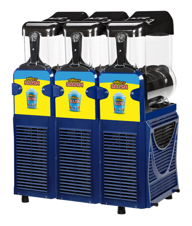 Millions® Skyline Triple 10Ltr Slush Machine - With Free Stock!.