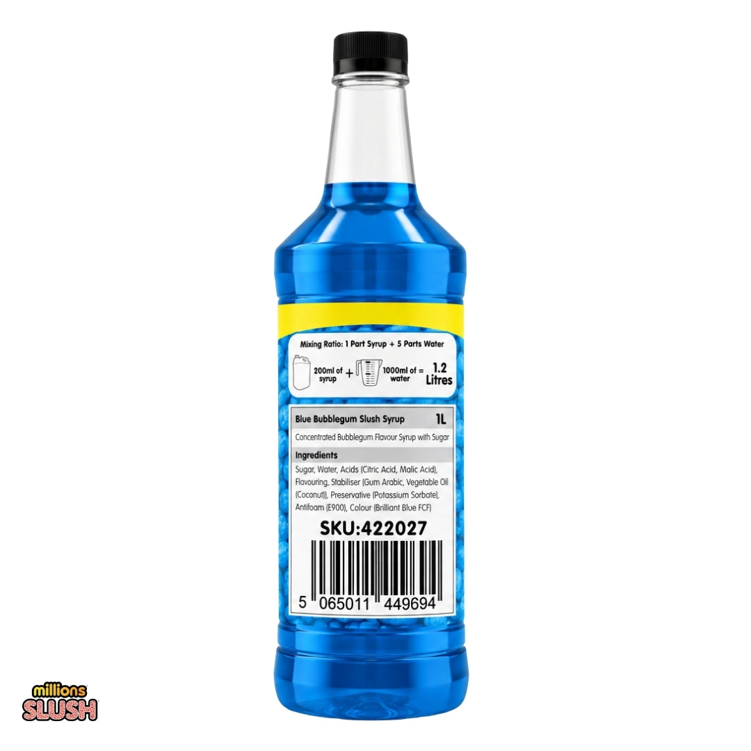 Millions® Bubblegum Free From Glycerol Slush Syrup 1L