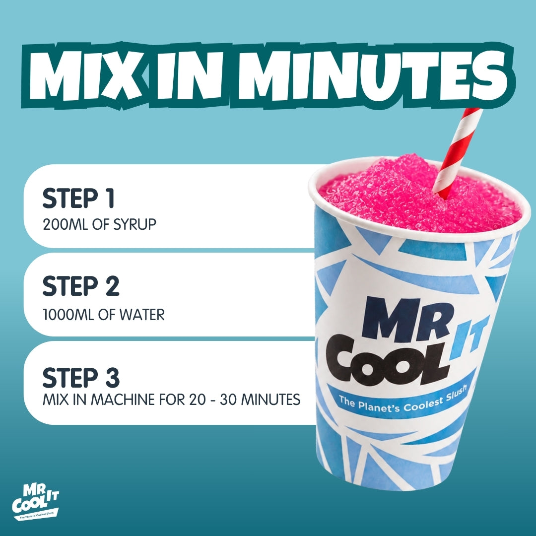 Mr Cool It Cherry Glycerol-Free Slush Syrup 1L