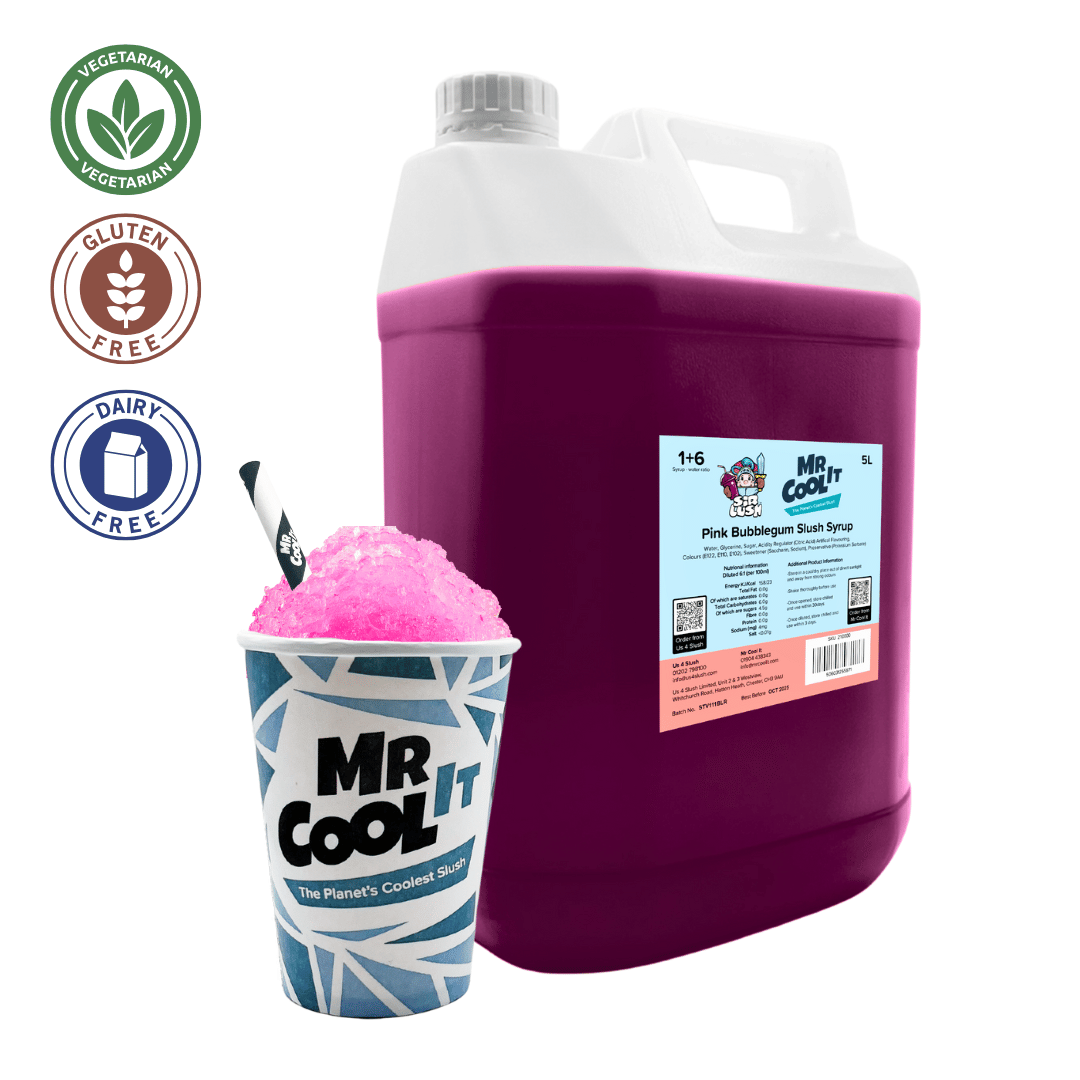 Pink Bubblegum Slush Syrup.