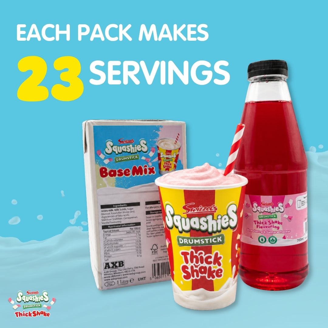 Squashies® Thickshake Strawberry & Cream Gift Box