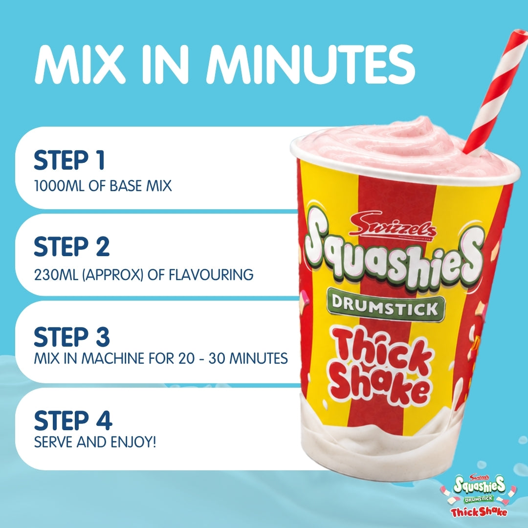 Squashies® Thickshake Strawberry & Cream Gift Box