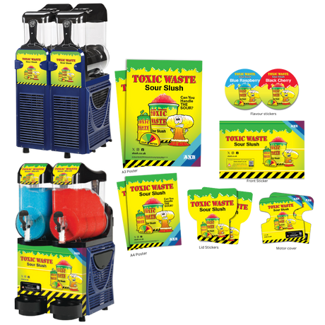 Toxic Waste® POS & Branding Pack for Pro Twin with Metal Front (Skyline 2).