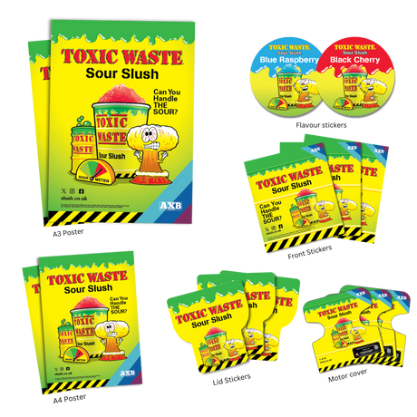 Toxic Waste® POS & Branding Pack for Pro Triple (Skyline 3).