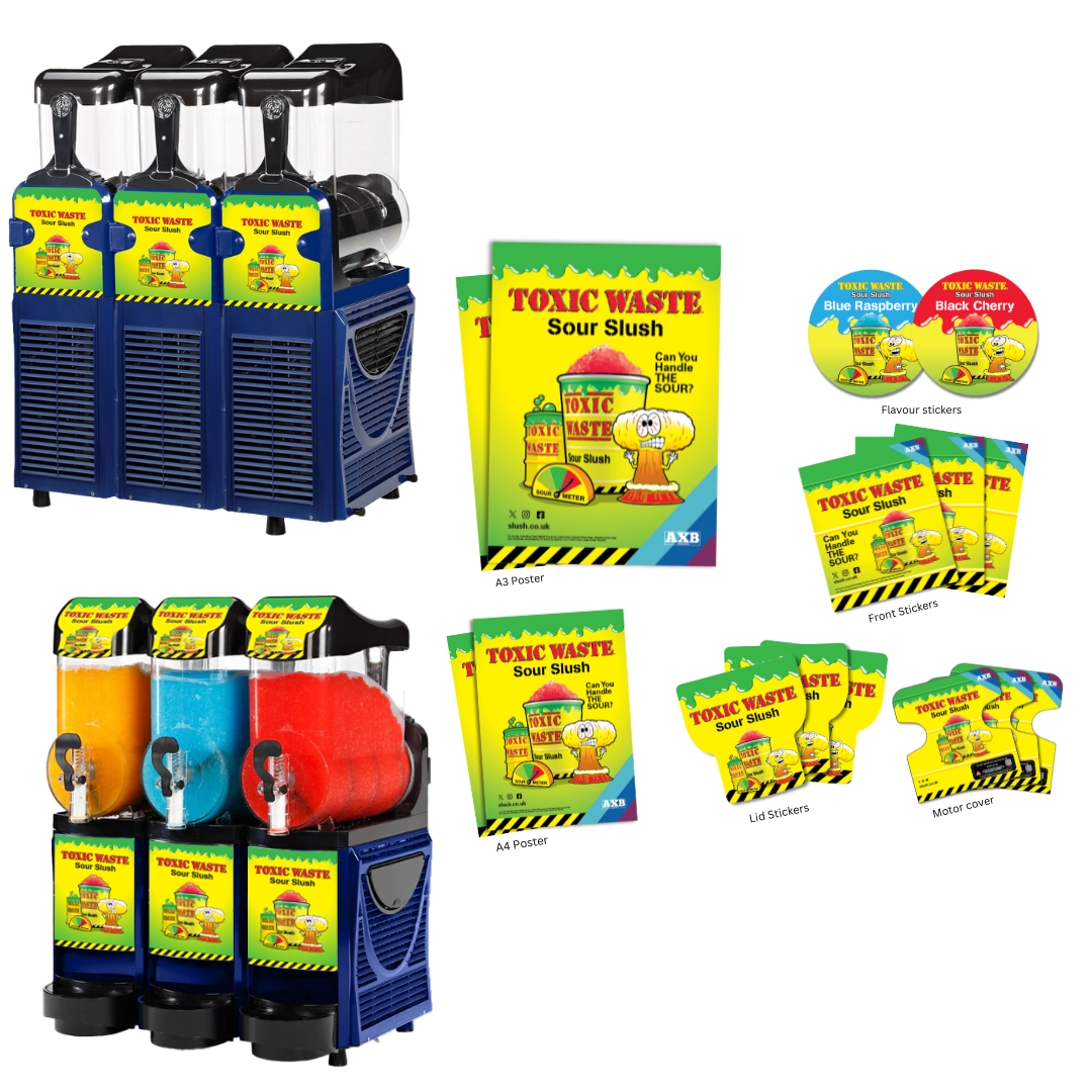 Toxic Waste® POS & Branding Pack for Pro Triple (Skyline 3).