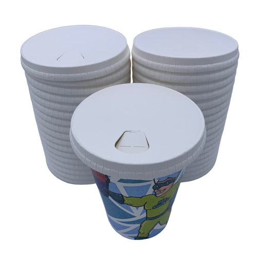 Box of 1000 x 12oz Flat Lids for MCI Paper Cups