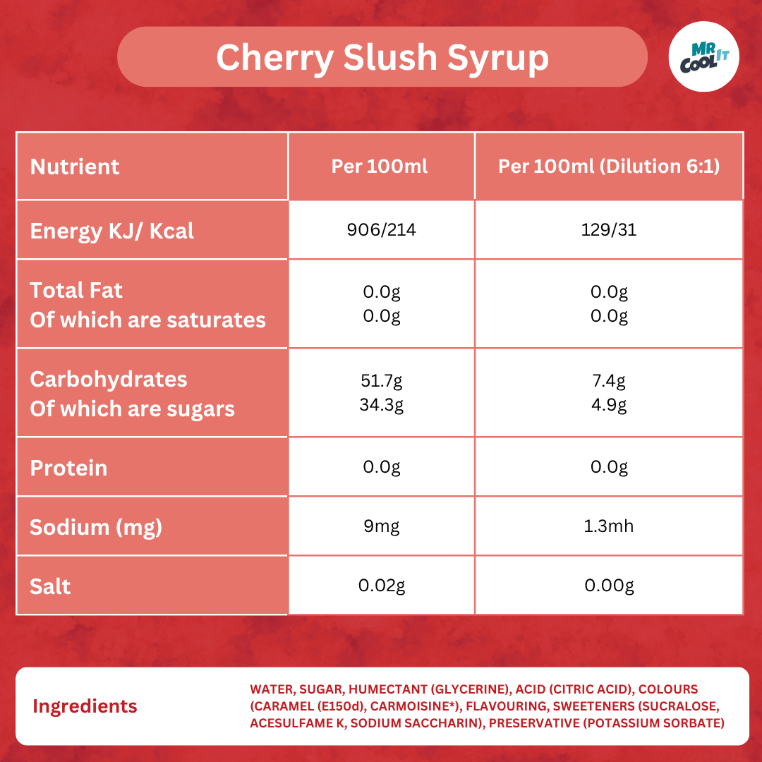 Cherry Slush Syrup