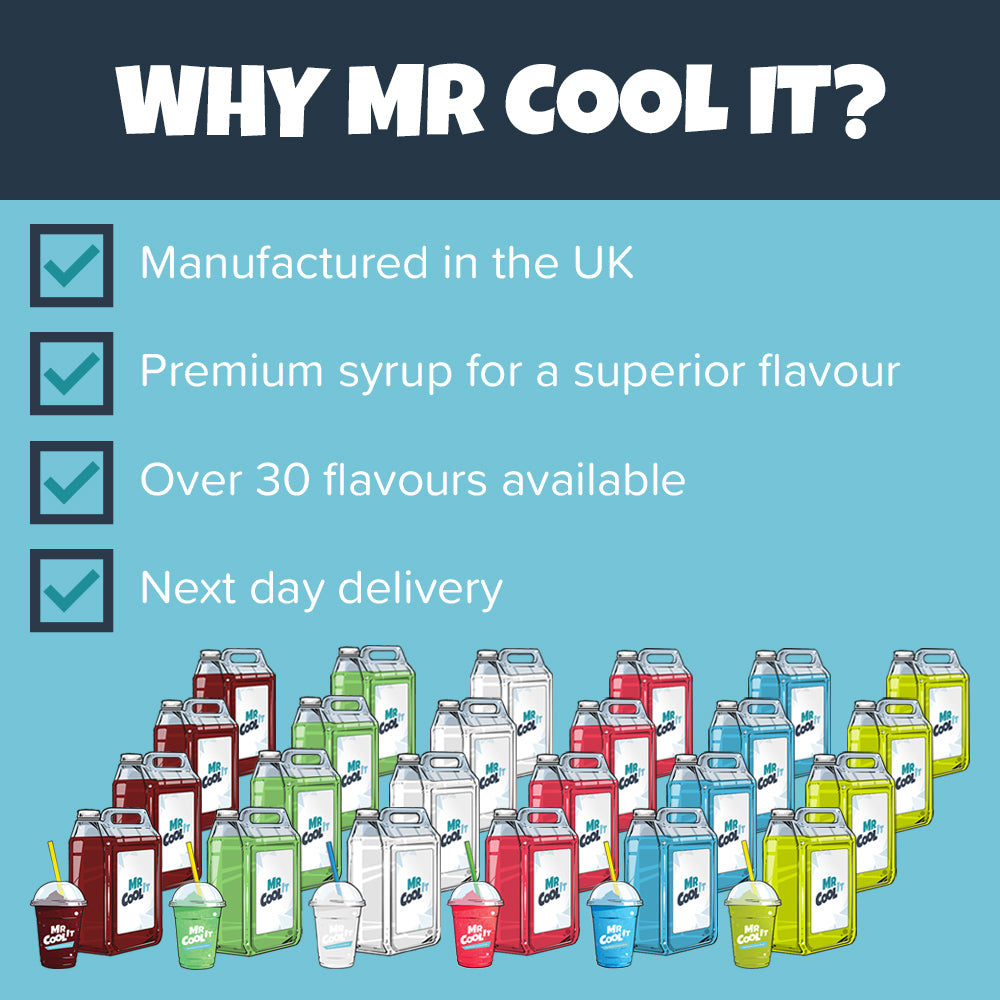 12-Pack of Neutral Base Slush Syrup.