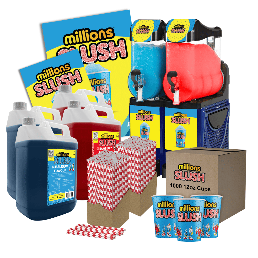 Millions® Skyline Twin 10Ltr Slush Machine - With Free Stock!