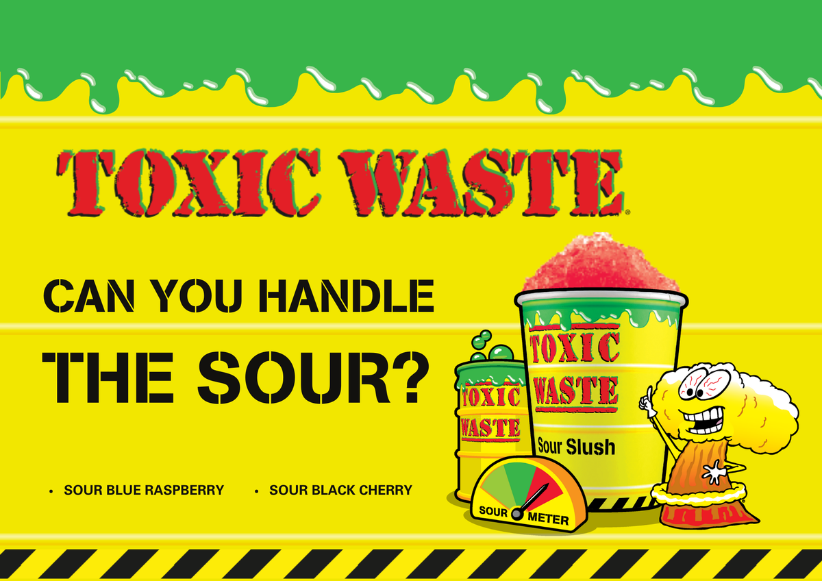 Boost Your Business with Toxic Waste Slush: The Ultimate Sour Sensation!