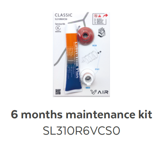 Carpigiani VAIR 6M Spiral Seal Service Kit