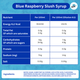 Blue Raspberry Slush Syrup