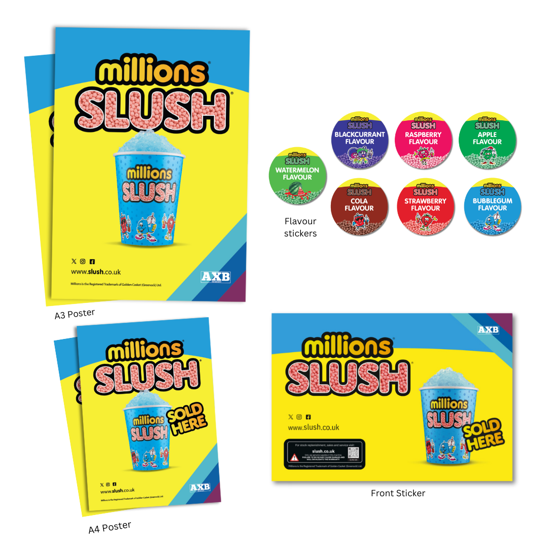 Millions® Full POS and Branding Pack - Other Twin Machines