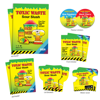 Toxic Waste® POS & Branding Pack for Regular Twin (Skyline 2)