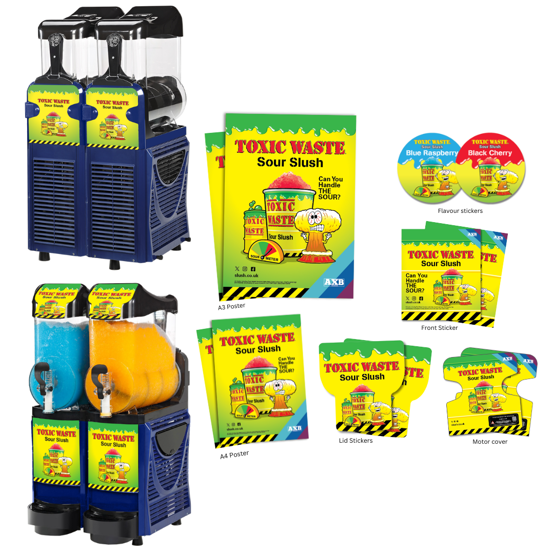 Toxic Waste® POS & Branding Pack for Regular Twin (Skyline 2)