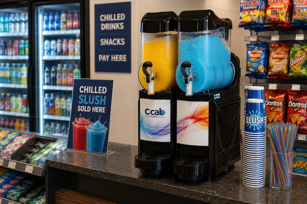 CabSpa Skyline 2 Slush Machine (with 2x 10L frozen drink tanks)