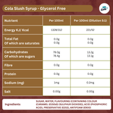 Cola Glycerol-Free Slush Syrup