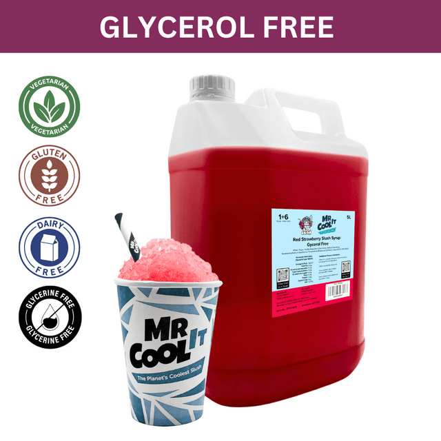 Strawberry Slush Syrup - Glycerol-Free.