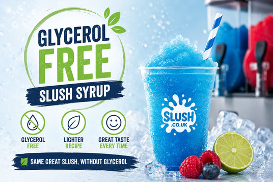 Glycerol free slush syrup