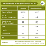 Lemon & Lime Glycerol-Free Slush Syrup