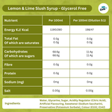 Lemon & Lime Glycerol-Free Slush Syrup