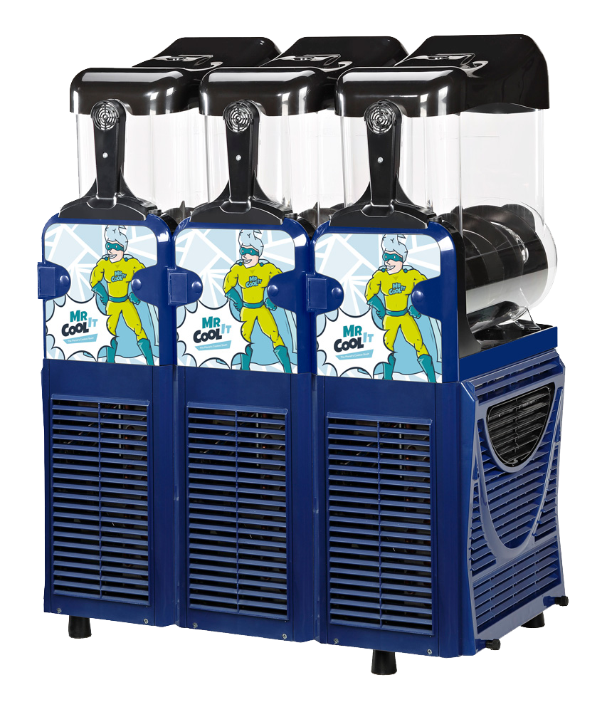 Refurbished Pro Triple Bowl 10L Slush Machine - With Free Stock!