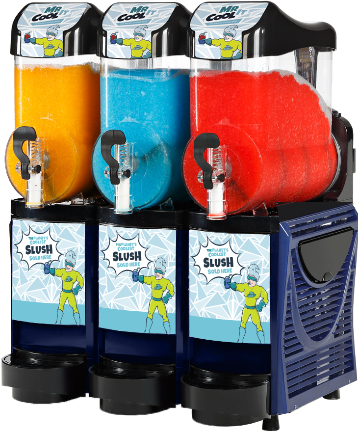 Pro Triple Bowl 10L Slush Machine - With Free Stock!