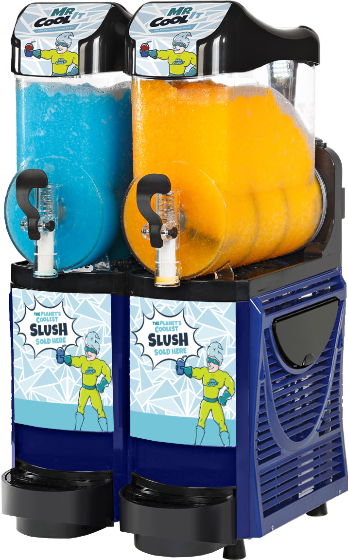 Pro Twin Bowl 10L Slush Machine - With Free Stock!