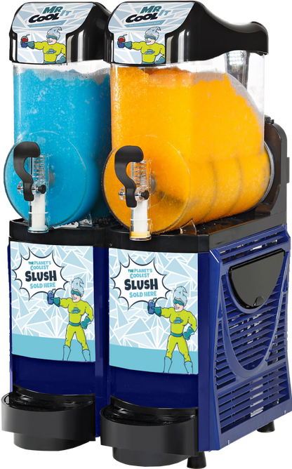 Pro Twin Bowl 10L Slush Machine - With Free Stock!