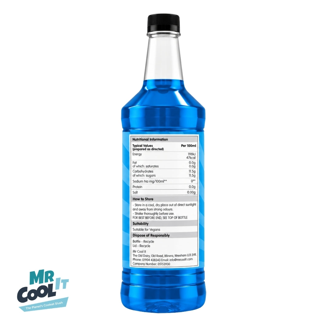 Mr Cool It Blue Raspberry Glycerol-Free Slush Syrup 1L