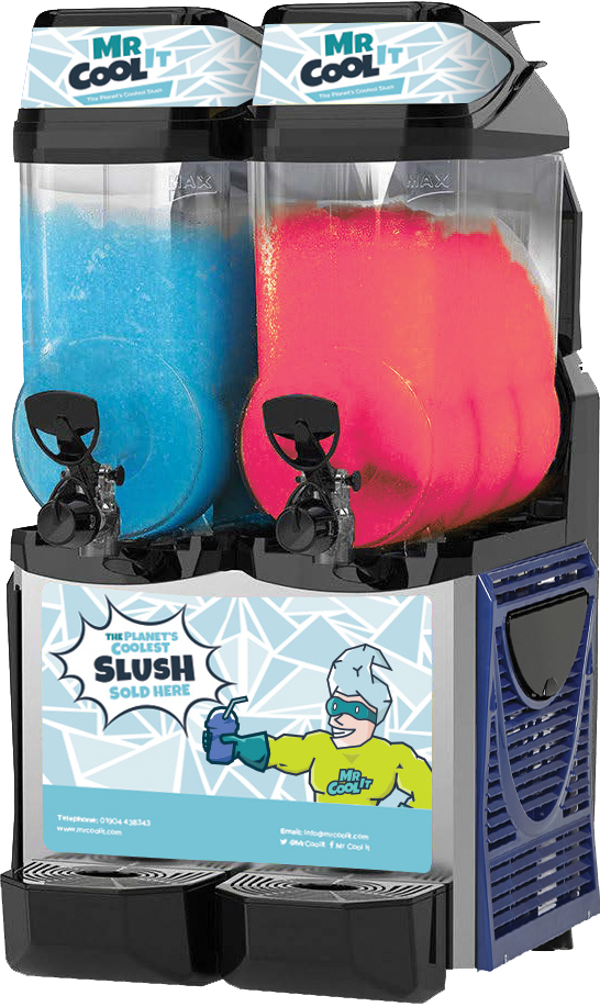 Expert Twin Bowl 12L Slush Machine - With Free Stock!