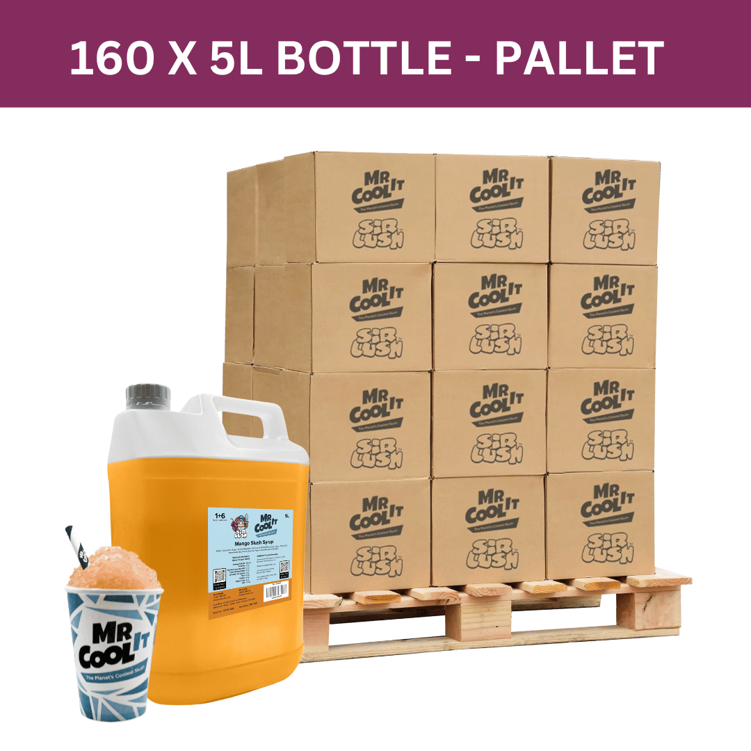 Pallet of Mango Slush Syrup - £8.50 per 5L.