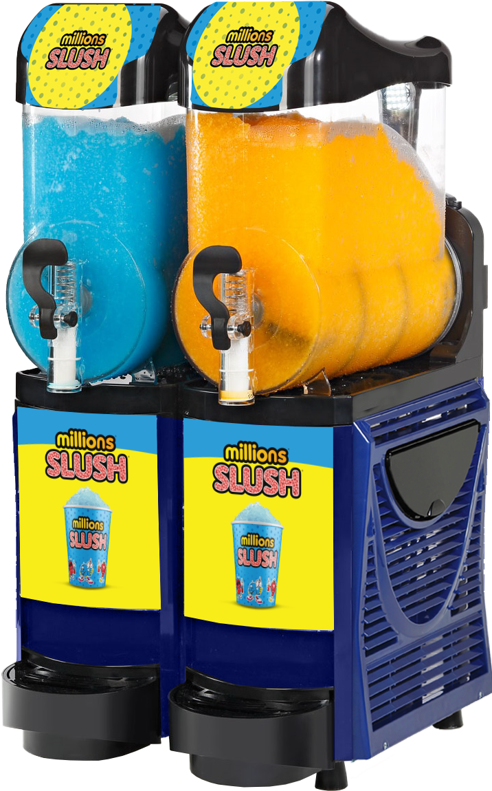 Millions® Pro Twin Bowl 10L Slush Machine - With Free Stock!