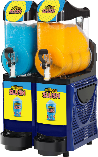 Millions® Pro Twin Bowl 10L Slush Machine - With Free Stock!