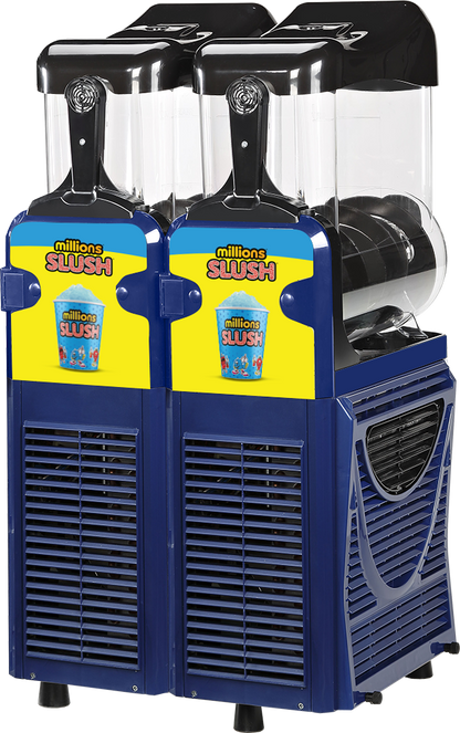 Millions® Pro Twin Bowl 10L Slush Machine - With Free Stock!