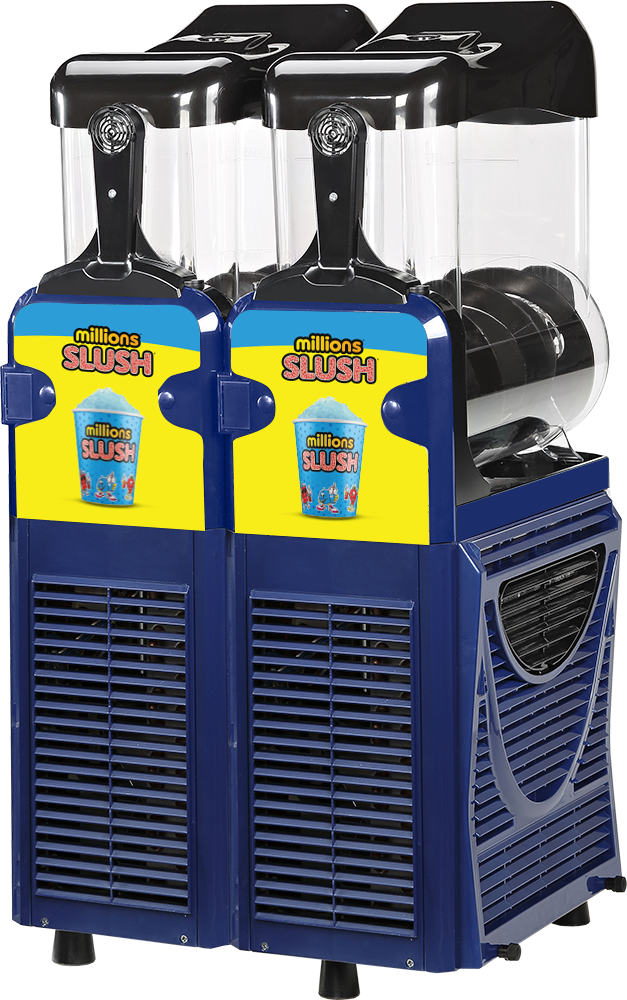 Millions® Skyline Twin 10Ltr Slush Machine.