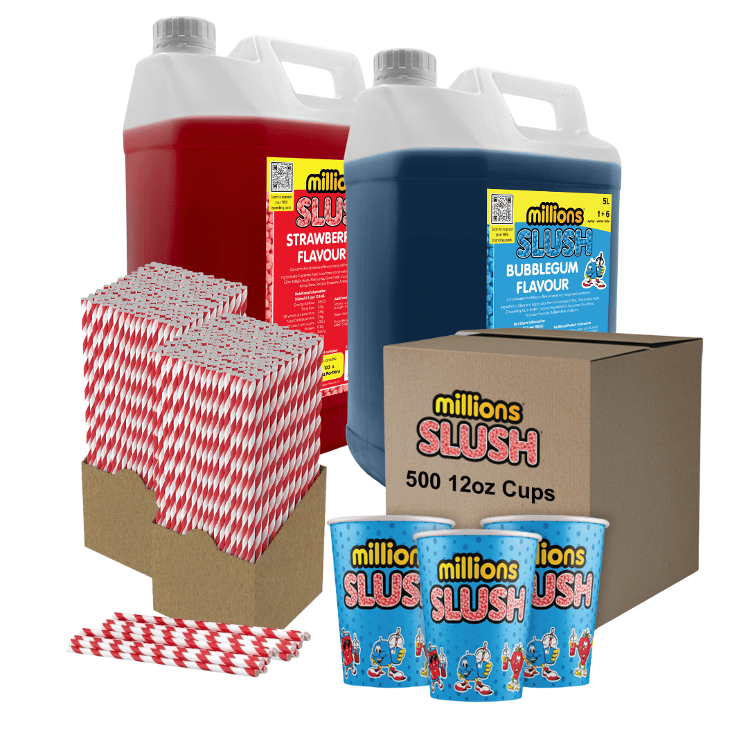 Millions® Syrup & 500 12oz Cup Bundle