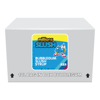 Millions® Blue Bubblegum Slush Syrup 10L BIB