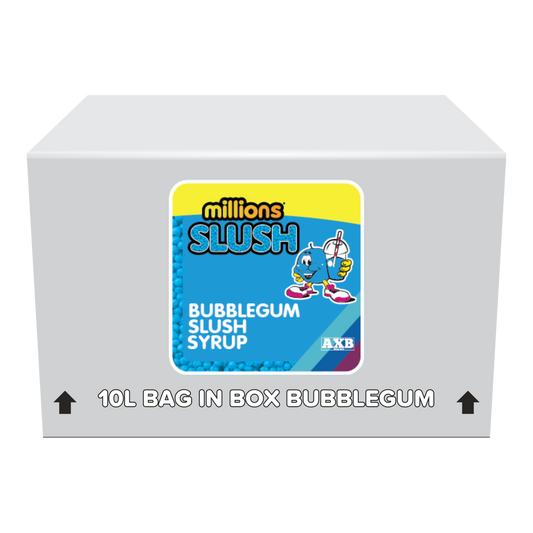 Millions® Blue Bubblegum Slush Syrup 10L BIB