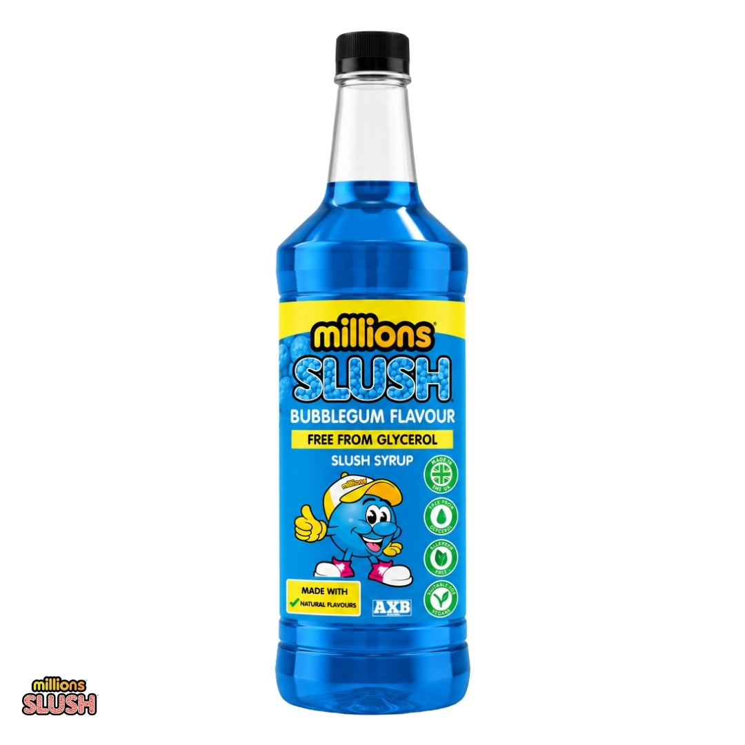 Millions® Bubblegum Free From Glycerol Slush Syrup 1L