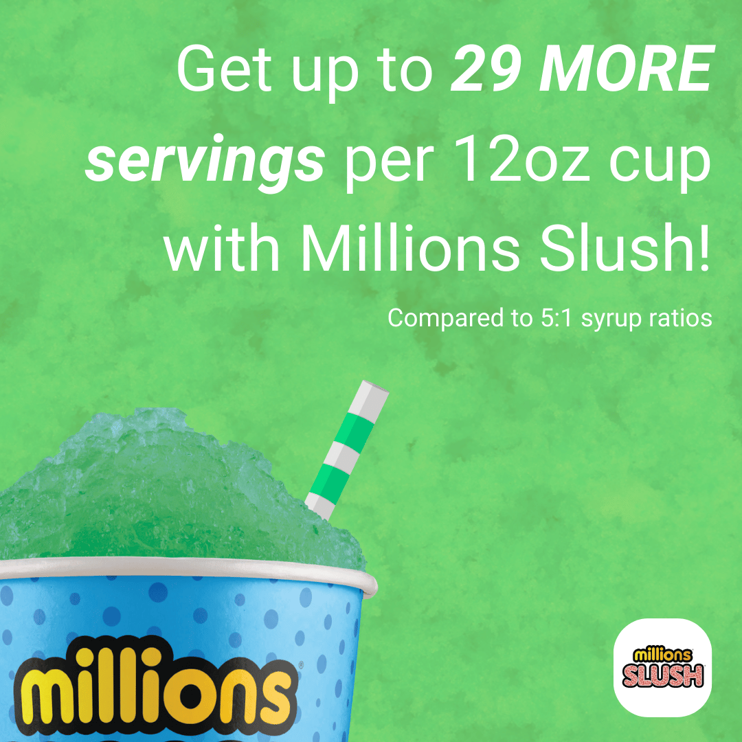 Millions® Watermelon Slush Syrup 10L BIB