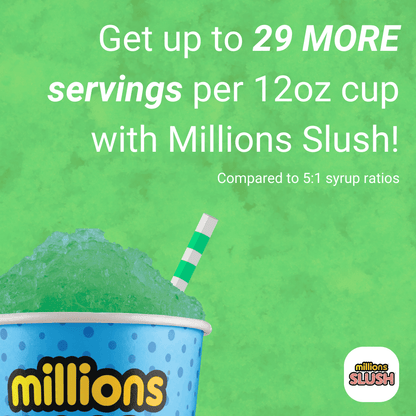 Millions® Apple Slush Syrup 10L BIB